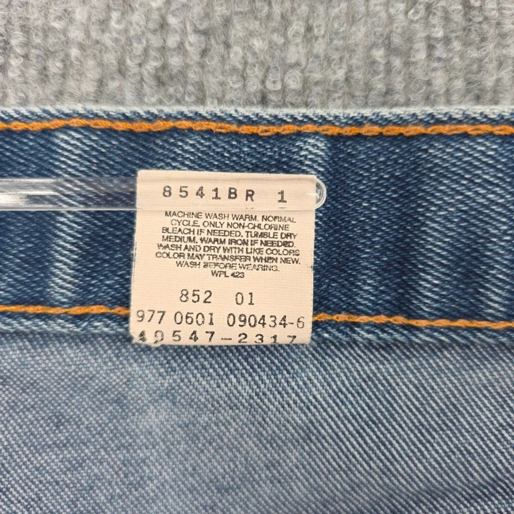 Levis 854 Brown Tab Mens Jeans 40x30 Medium Wash Bootcut Denim